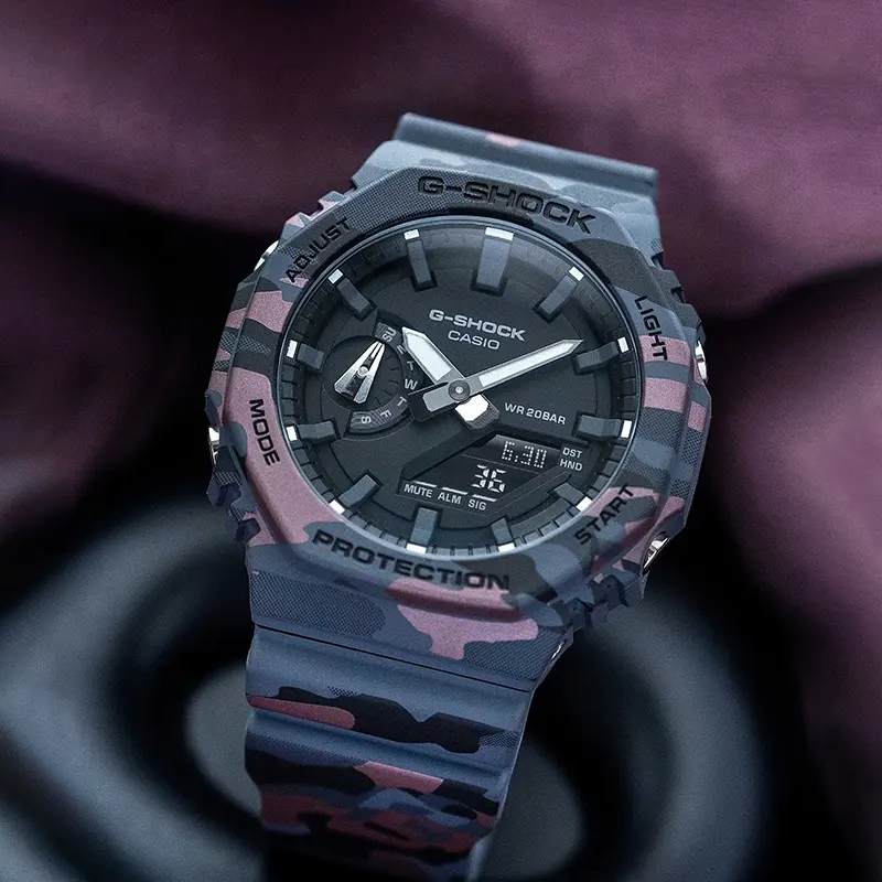 Casio G-Shock Gray Dial Ana-Digital Men's Watch- GA-2100CM-8A